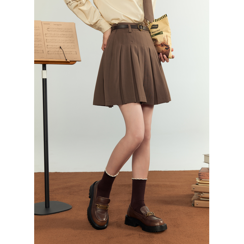 制服スカート シンプル プリーツ スカート 制服