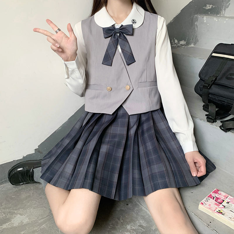 制服スカート 制服スカート 格子柄プリーツセーラースカート