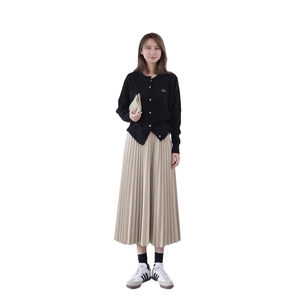 制服スカート 制服スカート 優雅ロングプリーツスカート