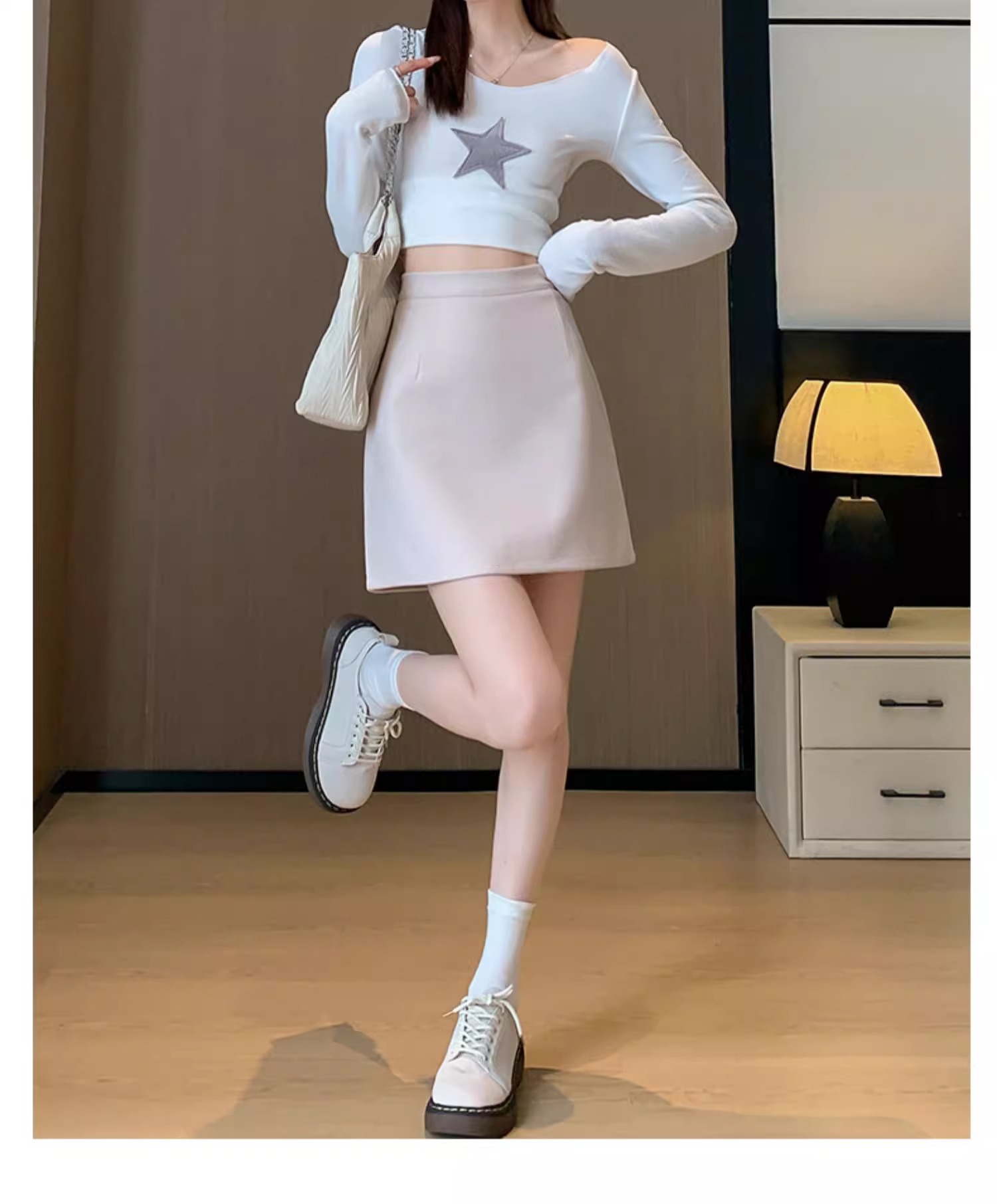 制服スカート シンプル清楚プリーツミニスカート