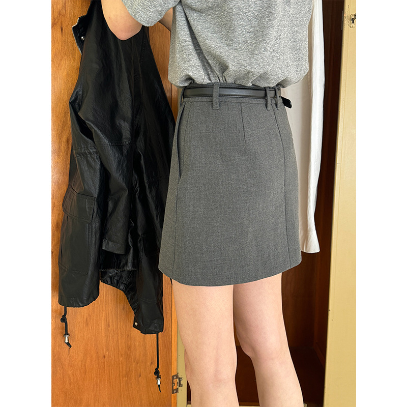 制服スカート シンプル上品ミニスカート