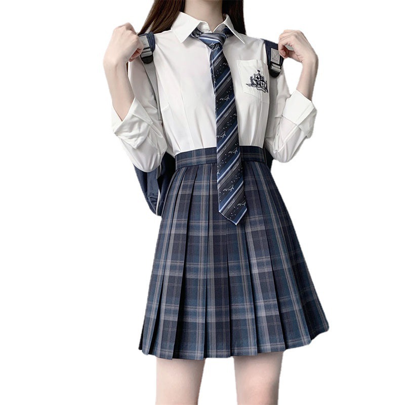 制服スカート 制服スカート 格子柄プリーツセーラースカート