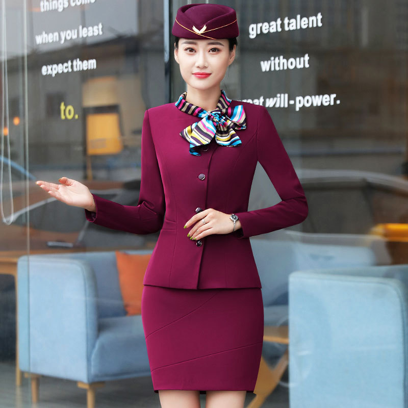 スタイリッシュ エアライン制服スカート