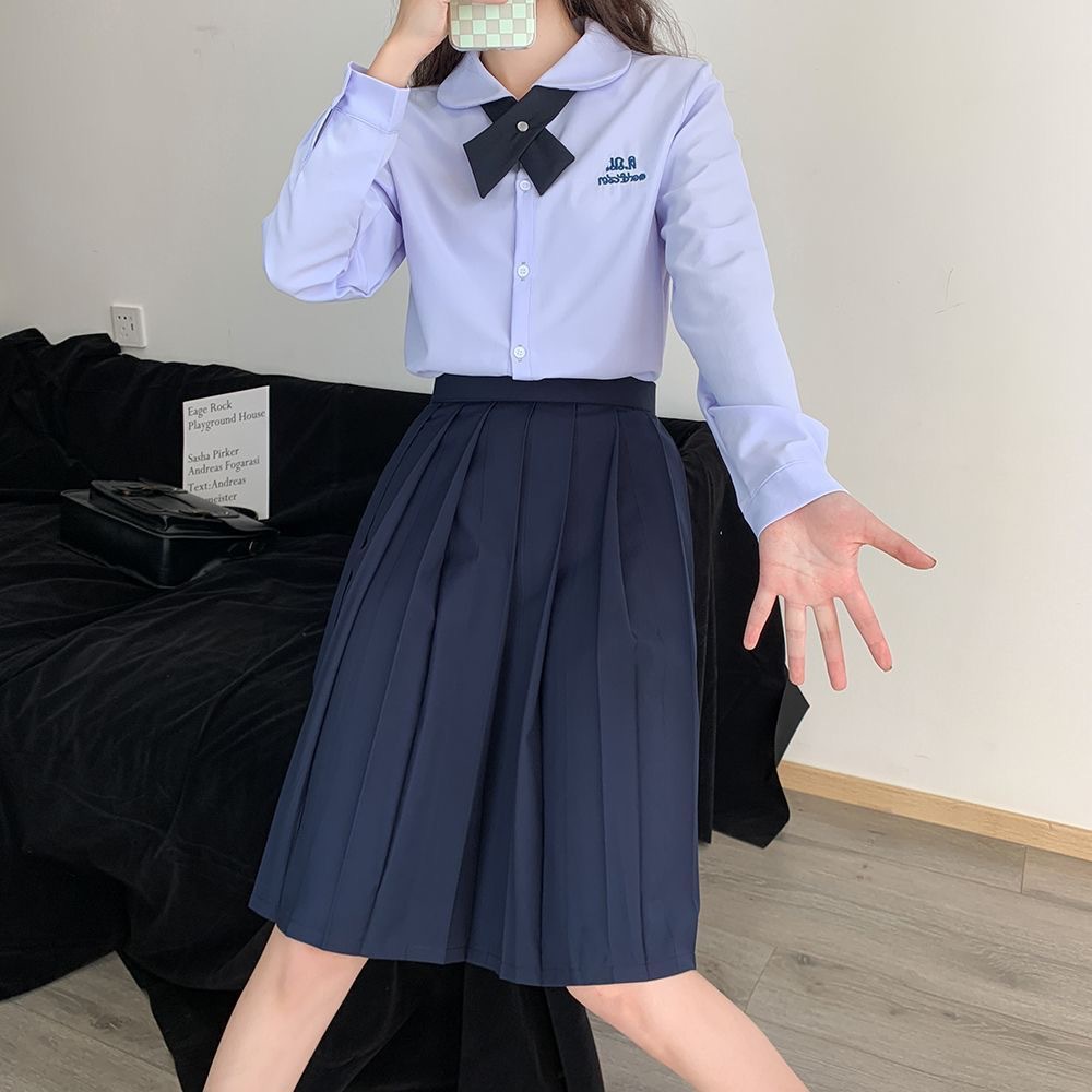 制服スカート 制服スカート プリーツ入り伝統風セーラー制服