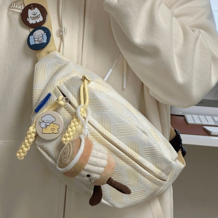 ウエストポーチ　パステルデザインポーチ