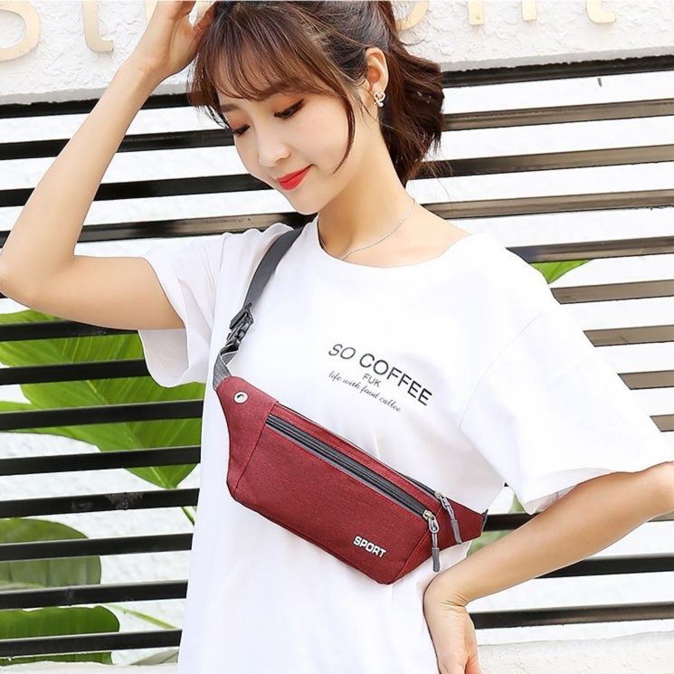 ウエストポーチ シンプルスタイルポーチ