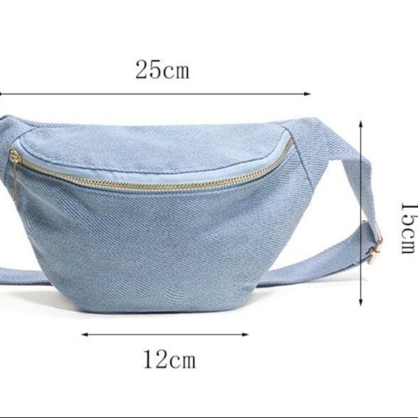 ウエストポーチ デニムポーチ