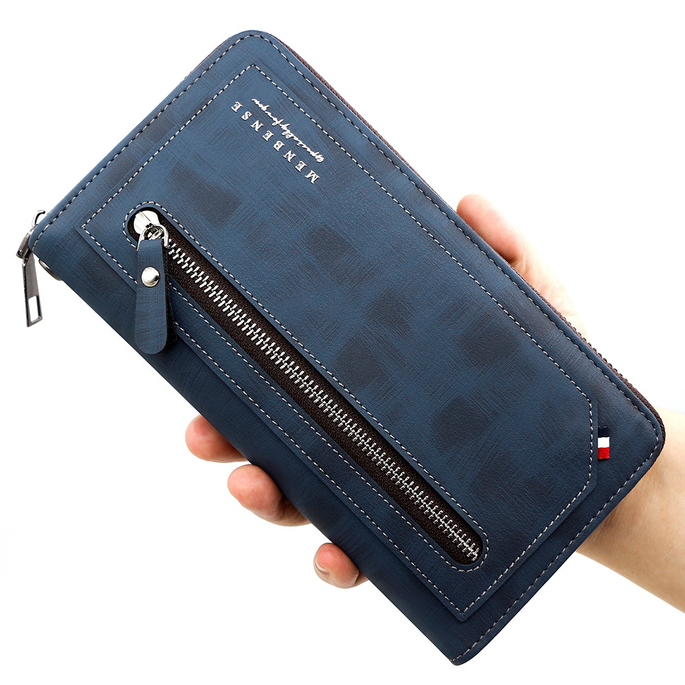 メンズ長財布 スマートジップ薄型長財布