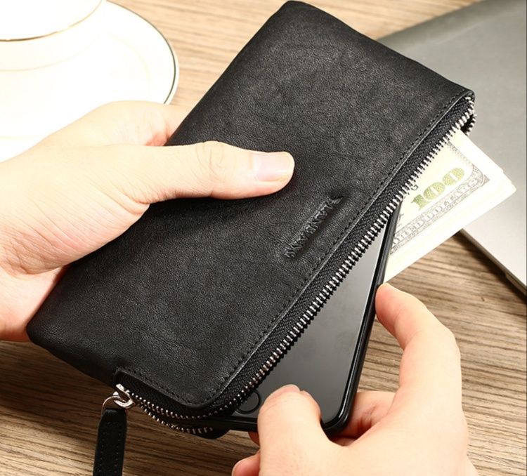 メンズ長財布 薄い スマートフォン対応スリム長財布