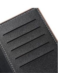 メンズ長財布 薄い 木目調スリム長財布
