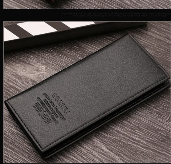 メンズ長財布 薄い 本革スマート薄型長財布