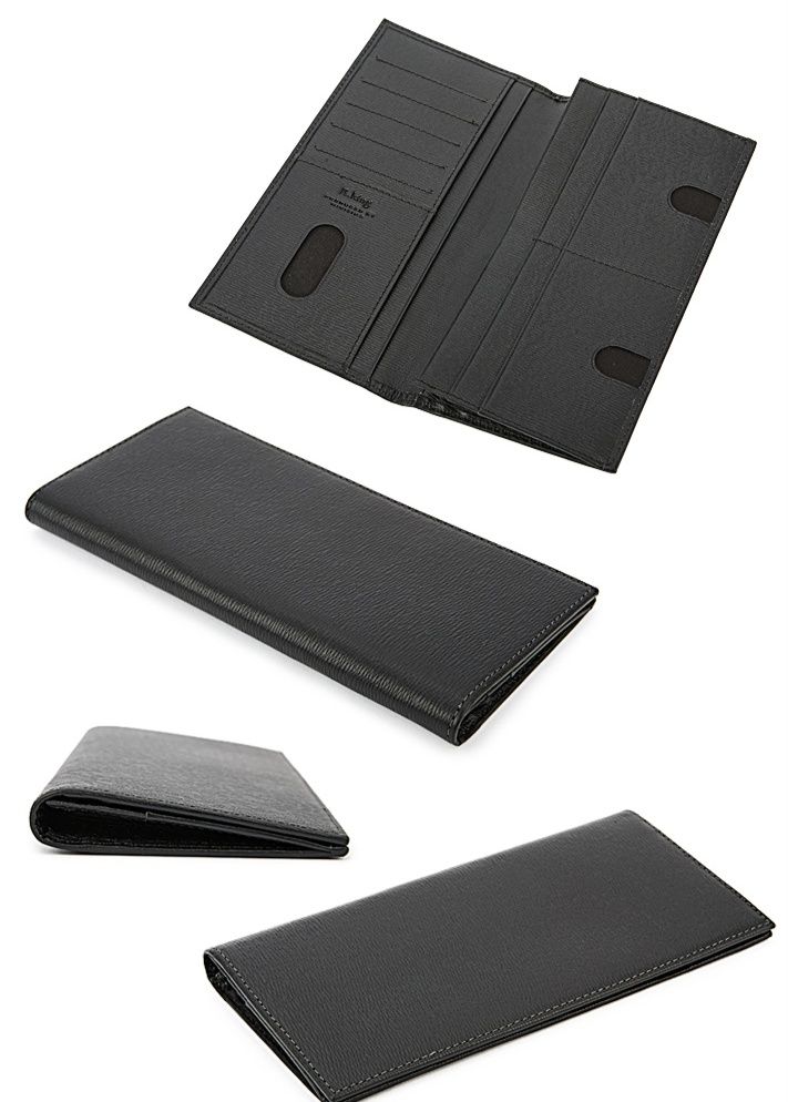 メンズ長財布 小型 洗練薄型紳士財布