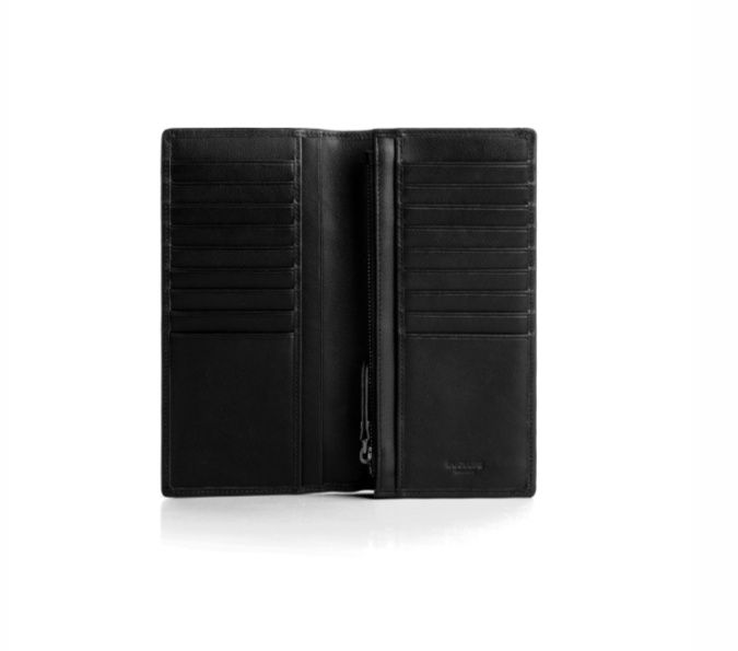 メンズ長財布 コンパクト 多機能カード収納スリム長財布