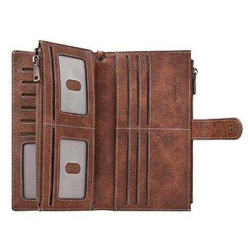 メンズ長財布 コンパクト 多機能スマート長財布