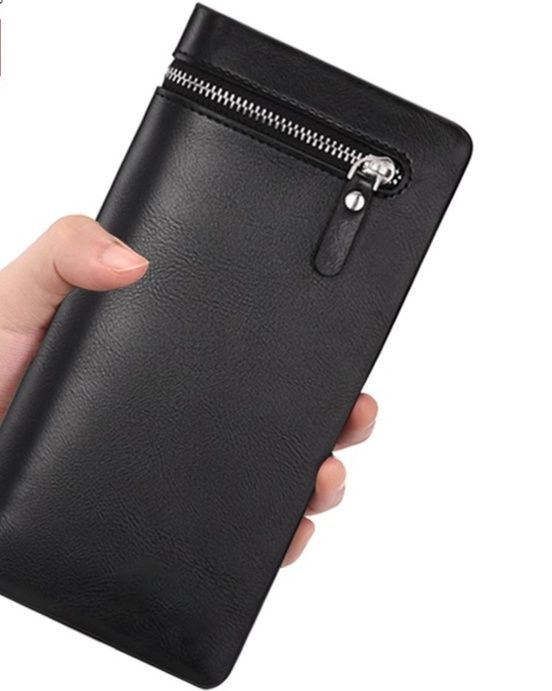 メンズ長財布 薄い スリムスタイル防犯機能付き長財布