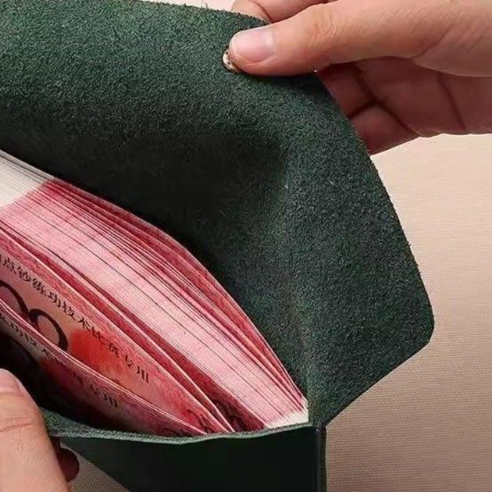 メンズ長財布 小型 スリム封筒型