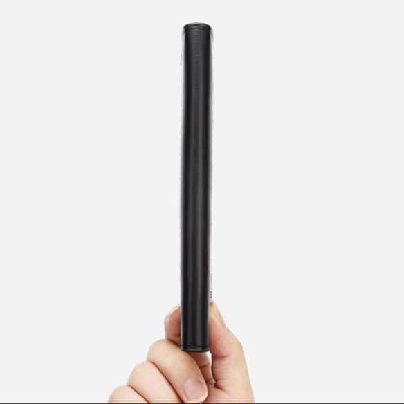 メンズ長財布 小型 薄型上質レザー