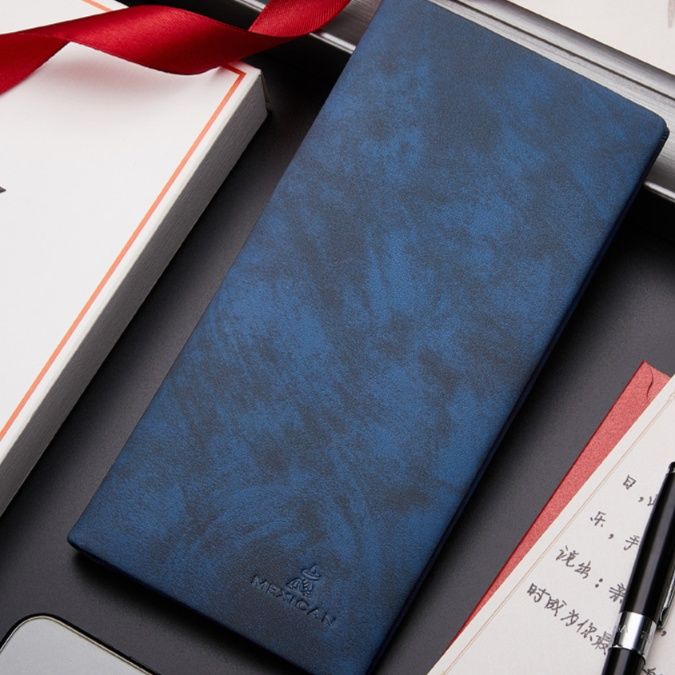 メンズ長財布 小型 すっきり収納