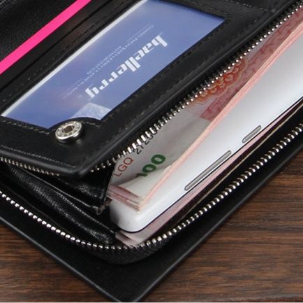 メンズ長財布 上質細工の薄型紳士財布