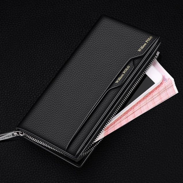 メンズ長財布 機能的薄型長財布