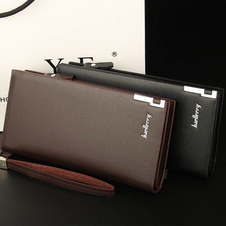 メンズ長財布 上質レザー スリム長財布
