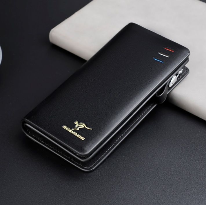 メンズ長財布 多機能スマホ収納長財布