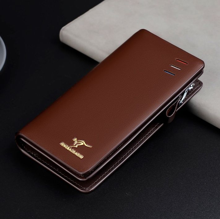 メンズ長財布 多機能スマホ収納長財布