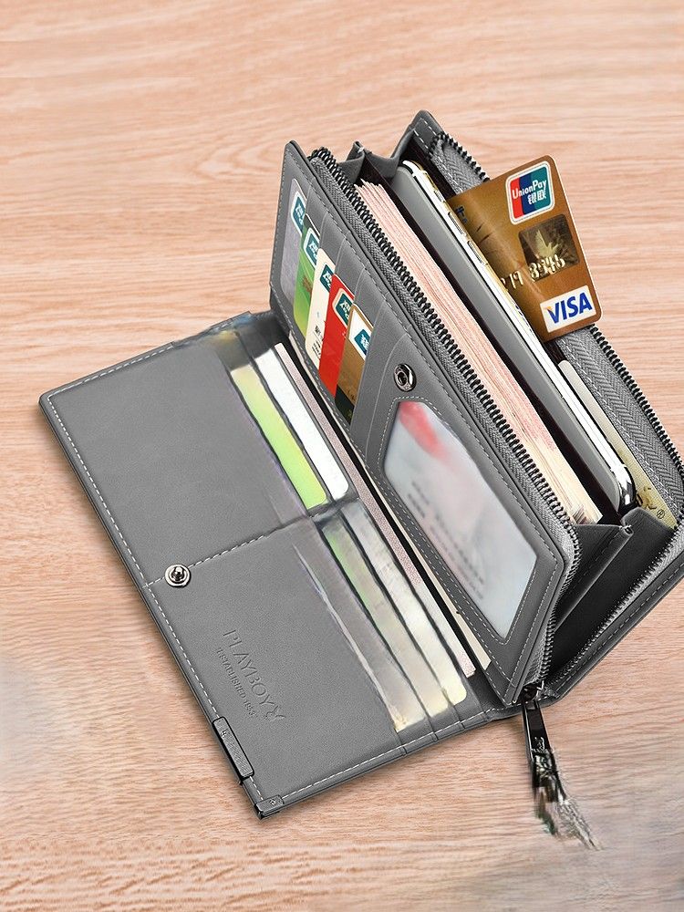 メンズ長財布 多機能収納実用的長財布
