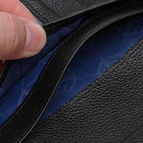 メンズ長財布 上質レザーの薄型紳士財布