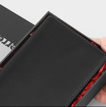 メンズ長財布 上質牛革多機能スリム長財布