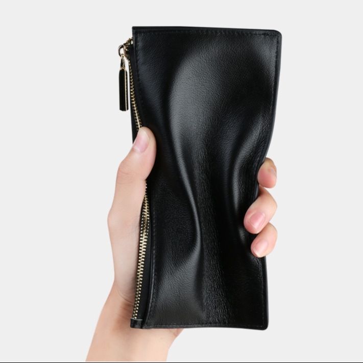 メンズ長財布 超薄型本革長財布メンズ用多機能設計