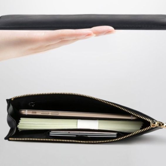 メンズ長財布 超薄型本革長財布メンズ用多機能設計