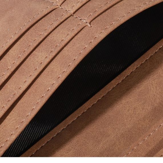 メンズ長財布 上質素材使用多機能収納メンズ長財布