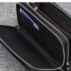 メンズ長財布 男性用コンパクト長財布 大容量クラッチタイプ