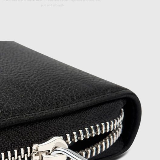 メンズ長財布 ラウンドファスナー式本革メンズ長財布