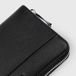 メンズ長財布 ラウンドファスナー式本革メンズ長財布