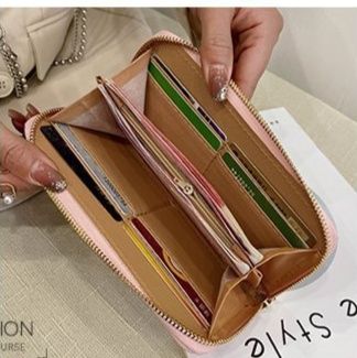 メンズ長財布 型押しクロコダイル風ラウンドファスナー長財布