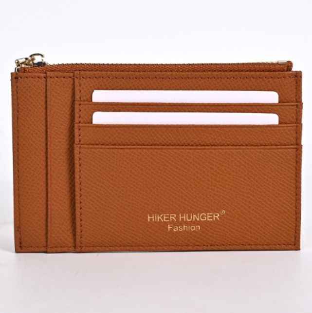 メンズ長財布 本革薄型カードケース付きファスナー長財布