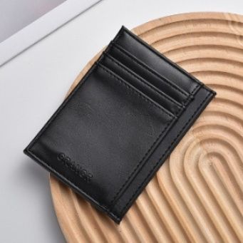 メンズ長財布 超薄型本革カードケース型メンズ長財布