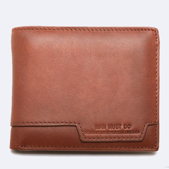 メンズ長財布 本革二つ折りコンパクト財布カード収納充実型
