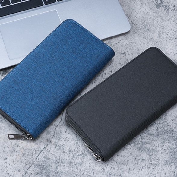 メンズ長財布 上質レザー仕様ラウンドファスナー長財布