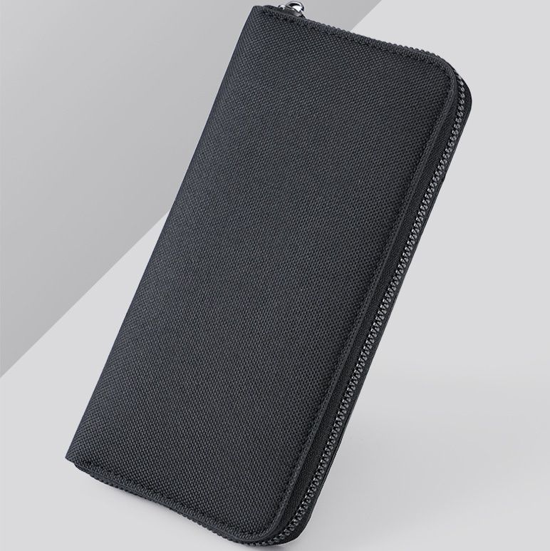 メンズ長財布 上質レザー仕様ラウンドファスナー長財布