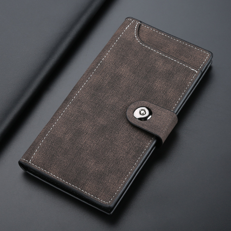 メンズ長財布 コンパクト スマート収納コンパクト長財布