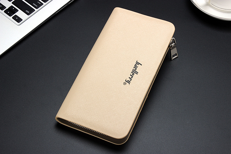 メンズ長財布 コンパクト スマートジップ薄型長財布