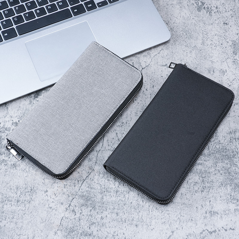 メンズ長財布 上質レザー仕様ラウンドファスナー長財布