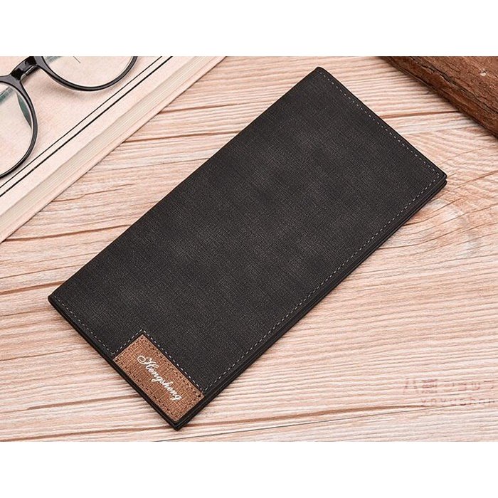 メンズ長財布 紳士用コンパクト長財布薄型多機能贈り物
