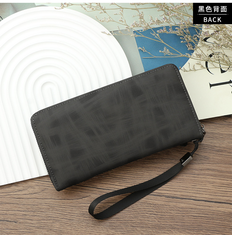 メンズ長財布 スマートジップ薄型長財布