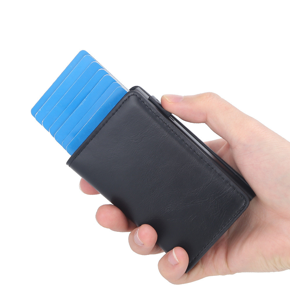 メンズ長財布 コンパクト メンズ財布 カード入れ スキミング防止機能付き