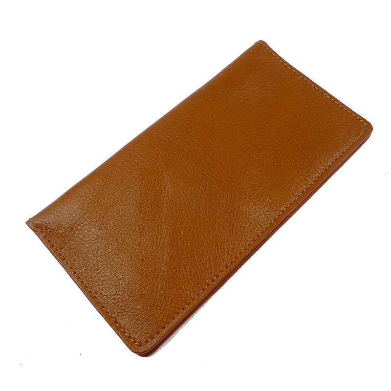 メンズ長財布 本革薄型二つ折り紳士用長財布
