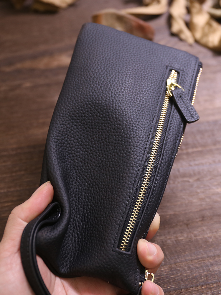 メンズ長財布 コンパクト 上質牛革スリムフォルム長財布
